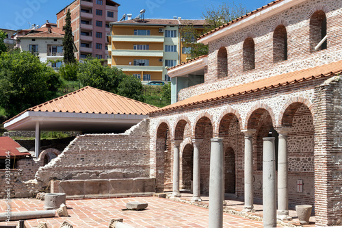 Episcopal complex with basilica in town of Sandanski, Bulgaria