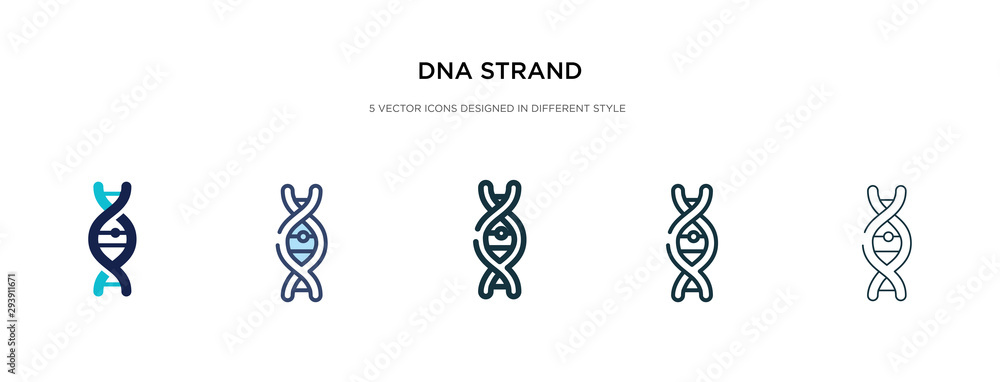 dna strand icon in different style vector illustration. two colored and black dna strand vector icons designed in filled, outline, line and stroke style can be used for web, mobile, ui dna strand icon in different style vector illustration. two colored and black dna strand vector icons designed in filled, outline, line and stroke style can be used for web, mobile, ui