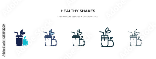 healthy shakes icon in different style vector illustration. two colored and black healthy shakes vector icons designed in filled, outline, line and stroke style can be used for web, mobile, ui