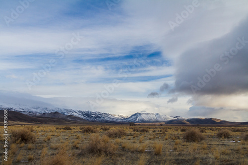 Storm cloud above Steens Mountain in Oregon, USA