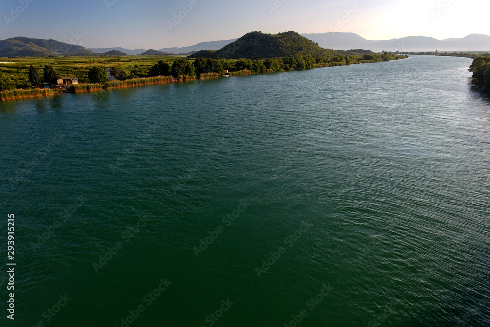 The Neretva River delta, Croatia