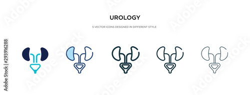 urology icon in different style vector illustration. two colored and black urology vector icons designed in filled, outline, line and stroke style can be used for web, mobile, ui