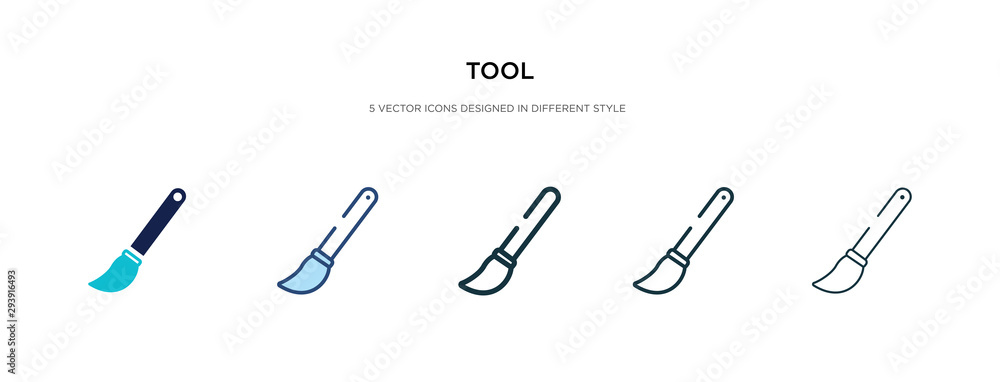 tool icon in different style vector illustration. two colored and black tool vector icons designed in filled, outline, line and stroke style can be used for web, mobile, ui tool icon in different style vector illustration. two colored and black tool vector icons designed in filled, outline, line and stroke style can be used for web, mobile, ui