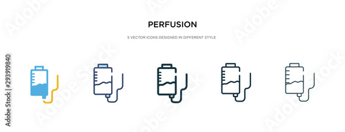 perfusion icon in different style vector illustration. two colored and black perfusion vector icons designed in filled, outline, line and stroke style can be used for web, mobile, ui photo