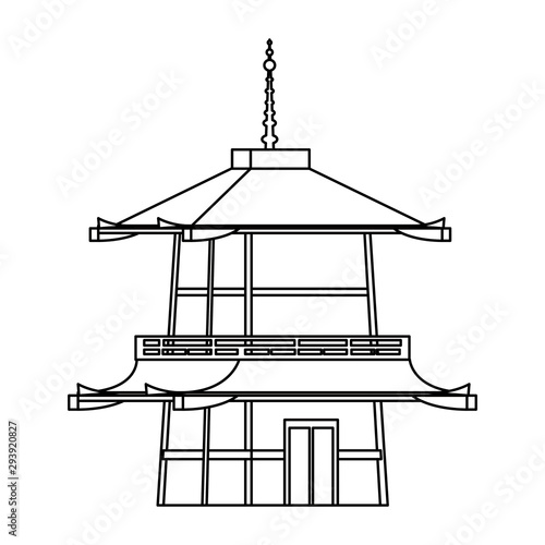 Japan landmarks design