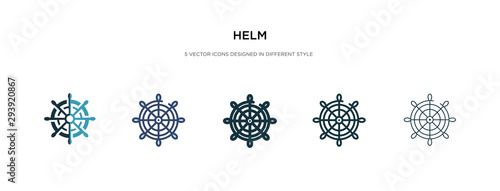 helm icon in different style vector illustration. two colored and black helm vector icons designed in filled, outline, line and stroke style can be used for web, mobile, ui