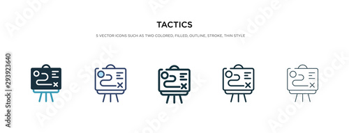 tactics icon in different style vector illustration. two colored and black tactics vector icons designed in filled, outline, line and stroke style can be used for web, mobile, ui