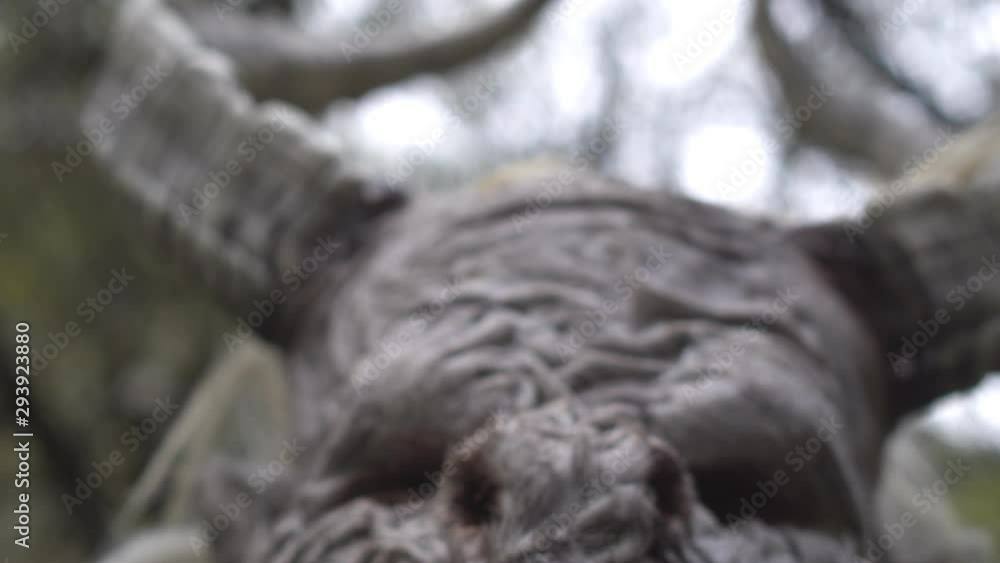 krampus austrian tradition close up of mask and horns krampus austrian tradition close up of mask and horns