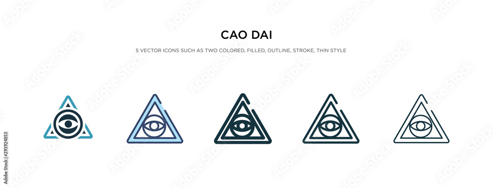 cao dai icon in different style vector illustration. two colored and black cao dai vector icons designed in filled, outline, line and stroke style can be used for web, mobile, ui cao dai icon in different style vector illustration. two colored and black cao dai vector icons designed in filled, outline, line and stroke style can be used for web, mobile, ui