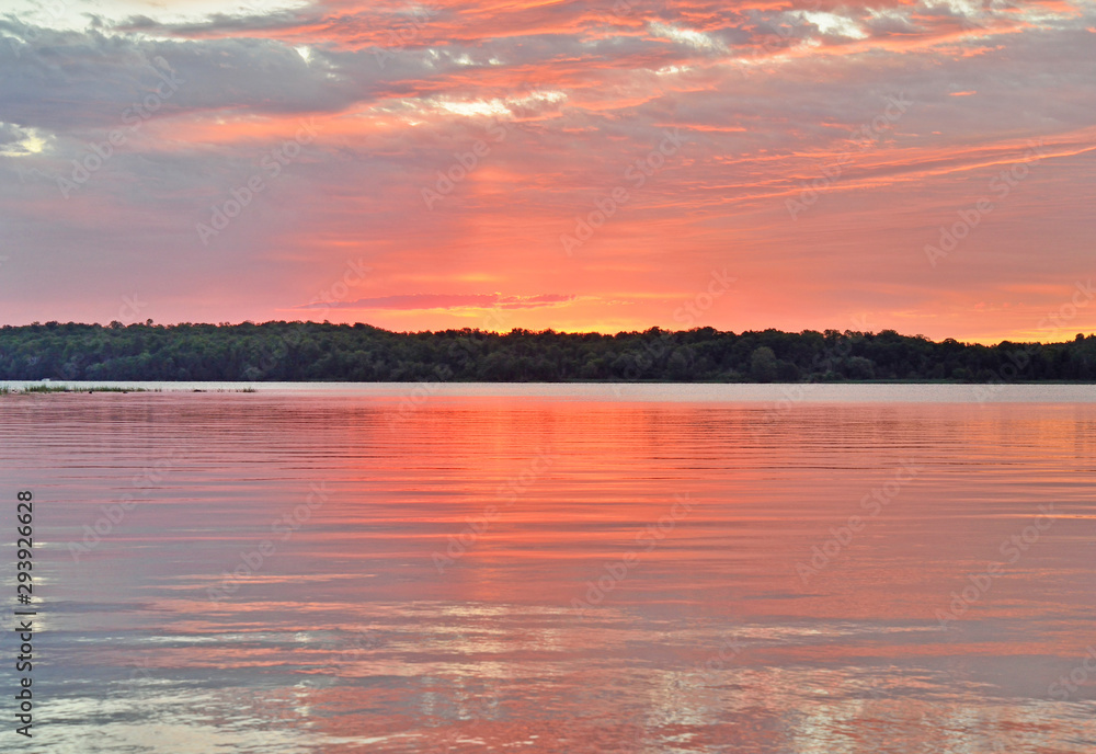 Sunrise on Pigeon Lake Ontario