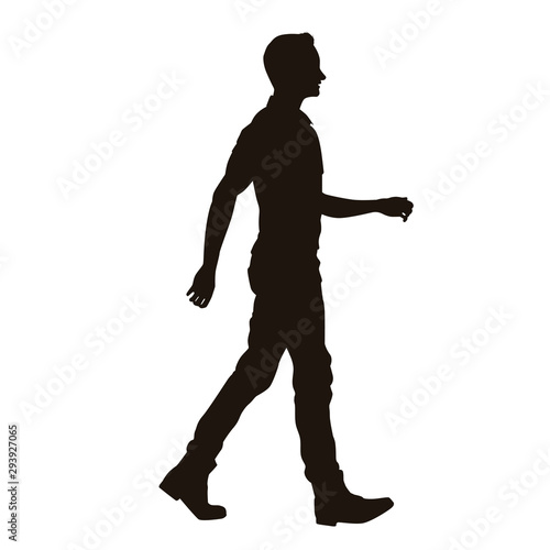 People Walking Silhouette