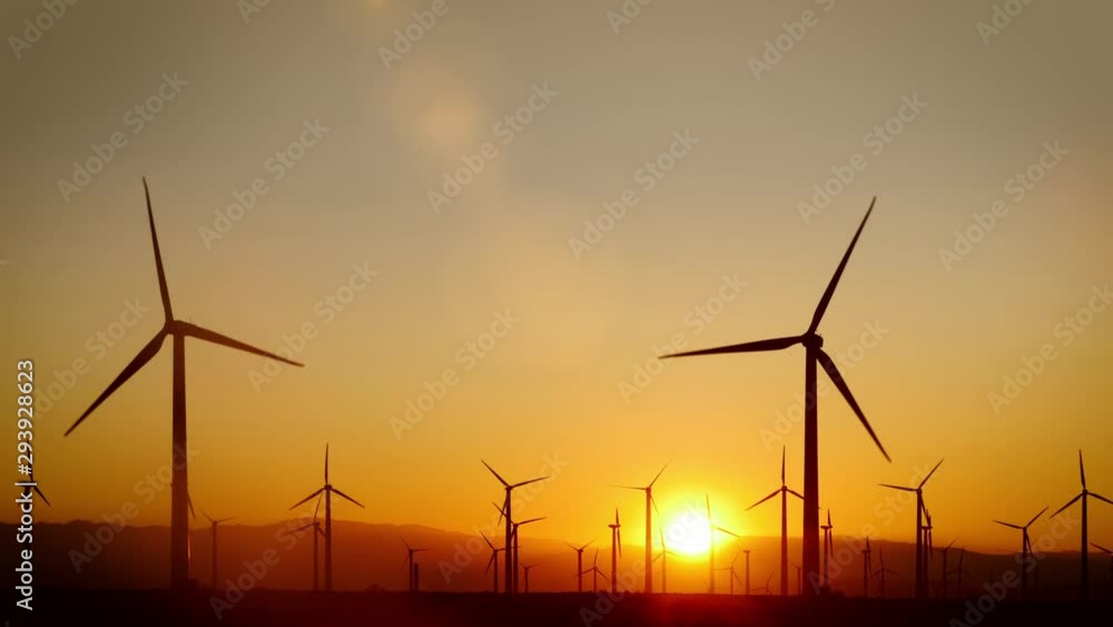 Wind turbines in Southern California near Palm Springs Wind turbines in Southern California near Palm Springs