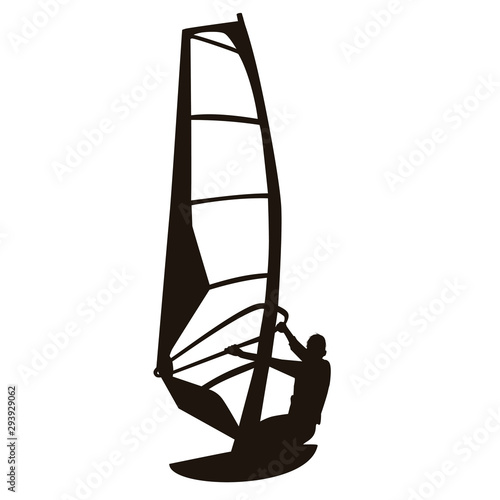 Windsurfing Silhouettes