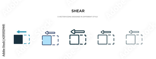 shear icon in different style vector illustration. two colored and black shear vector icons designed in filled, outline, line and stroke style can be used for web, mobile, ui © zaurrahimov