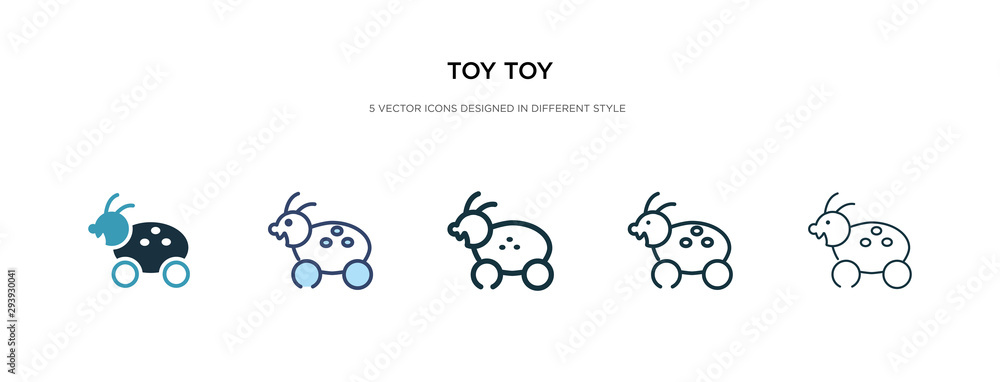 toy toy icon in different style vector illustration. two colored and black toy vector icons designed in filled, outline, line and stroke style can be used for web, mobile, ui toy toy icon in different style vector illustration. two colored and black toy vector icons designed in filled, outline, line and stroke style can be used for web, mobile, ui