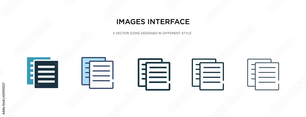 images interface icon in different style vector illustration. two colored and black images interface vector icons designed in filled, outline, line and stroke style can be used for web, mobile, ui images interface icon in different style vector illustration. two colored and black images interface vector icons designed in filled, outline, line and stroke style can be used for web, mobile, ui