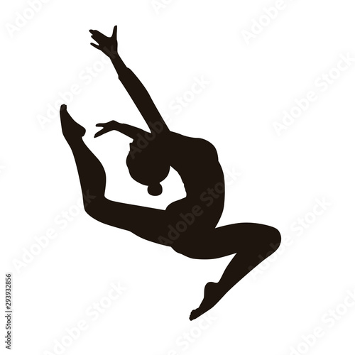 Gymnastic Silhouette photo