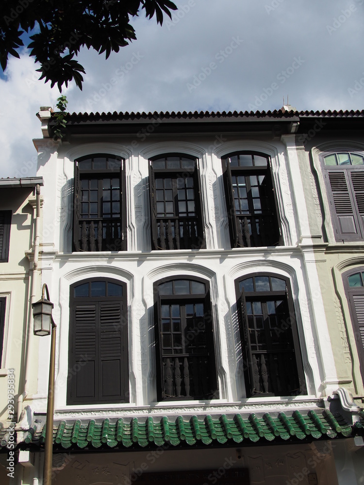 Fototapeta premium facade of an old building