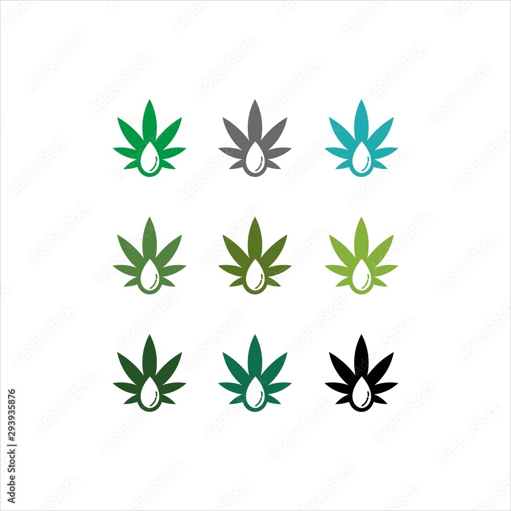 cannabis vector logo graphic modern