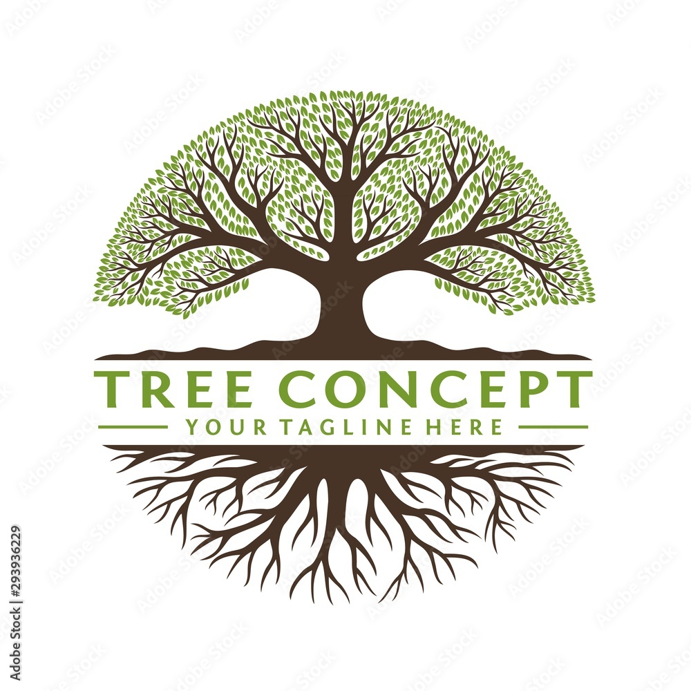 Fototapeta premium Vector logo for the environment