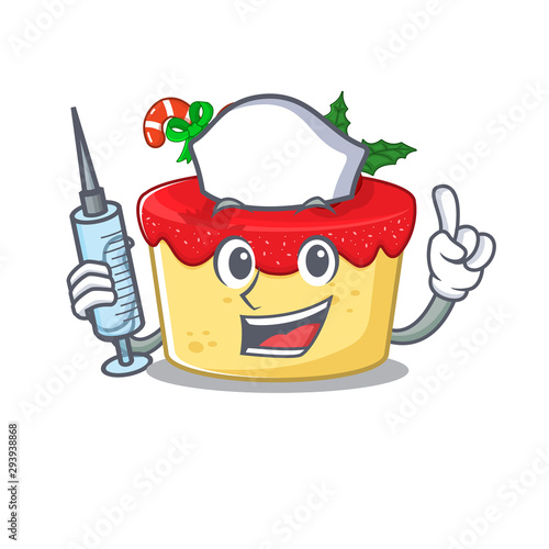 Nurse christmas cookies in a mascot jar