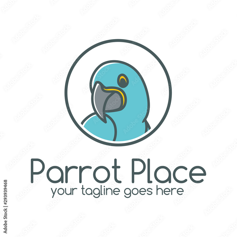Obraz premium Parrot Club Logo