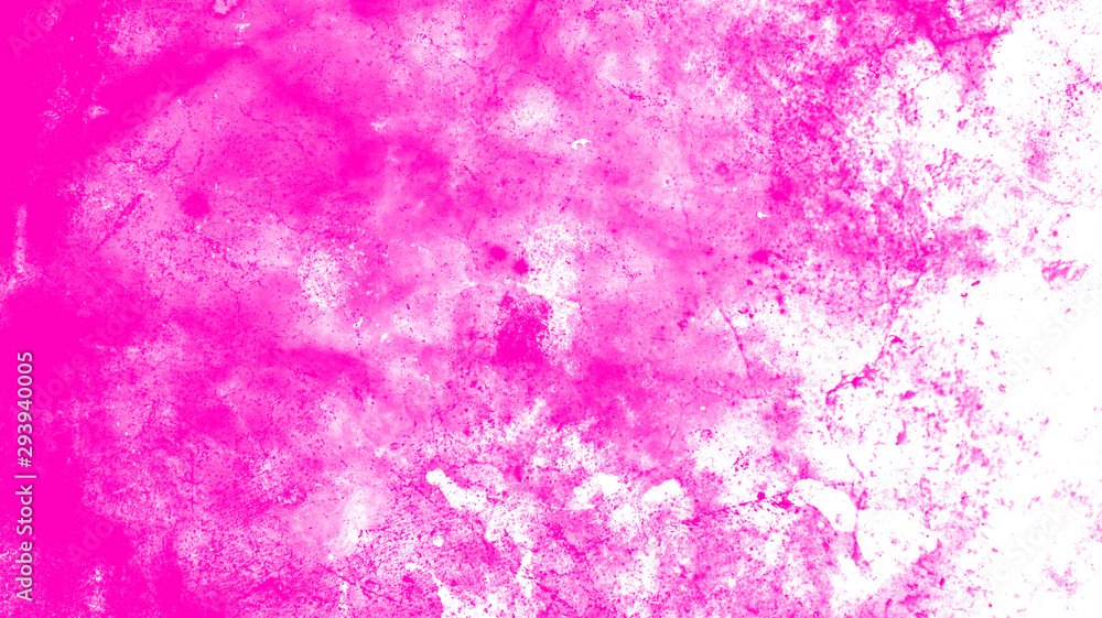 Abstract pink background. Pink watercolor on wall
