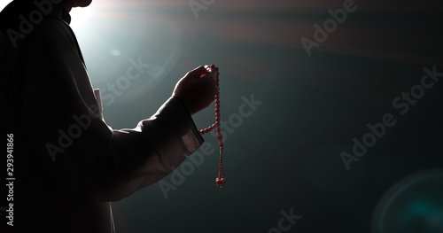 muslim man praying for Allah, Muslim God