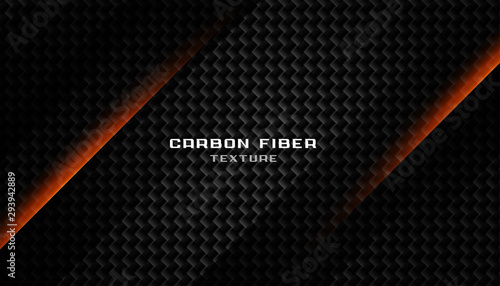 abstract carbon fiber texture dark black background photo