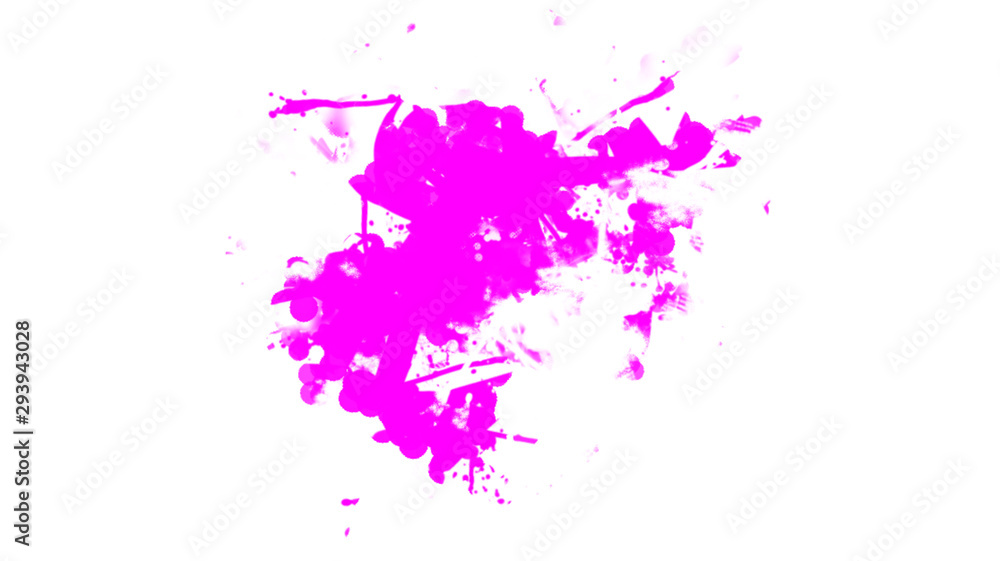Abstract background with pink splashes