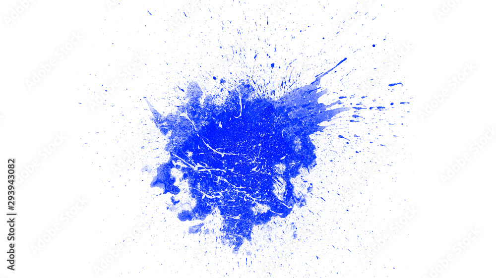 Abstract background with blue splashes