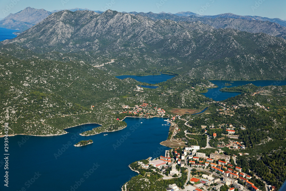 Ploce town in Neretva delta, Croatia