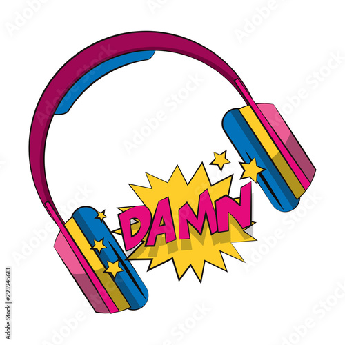 retro headphones design