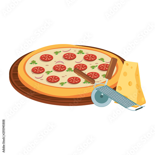Italian pizza design