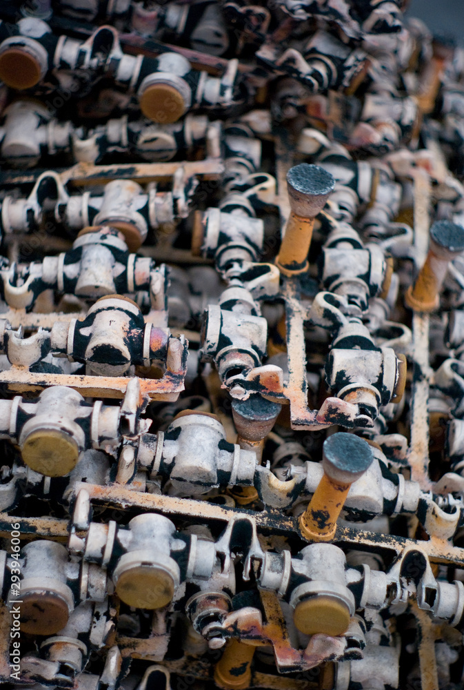 Obraz premium Clay forms in a foundry