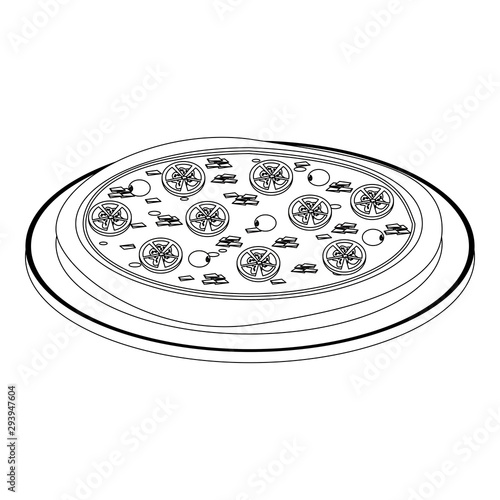 delicious italian pizza design