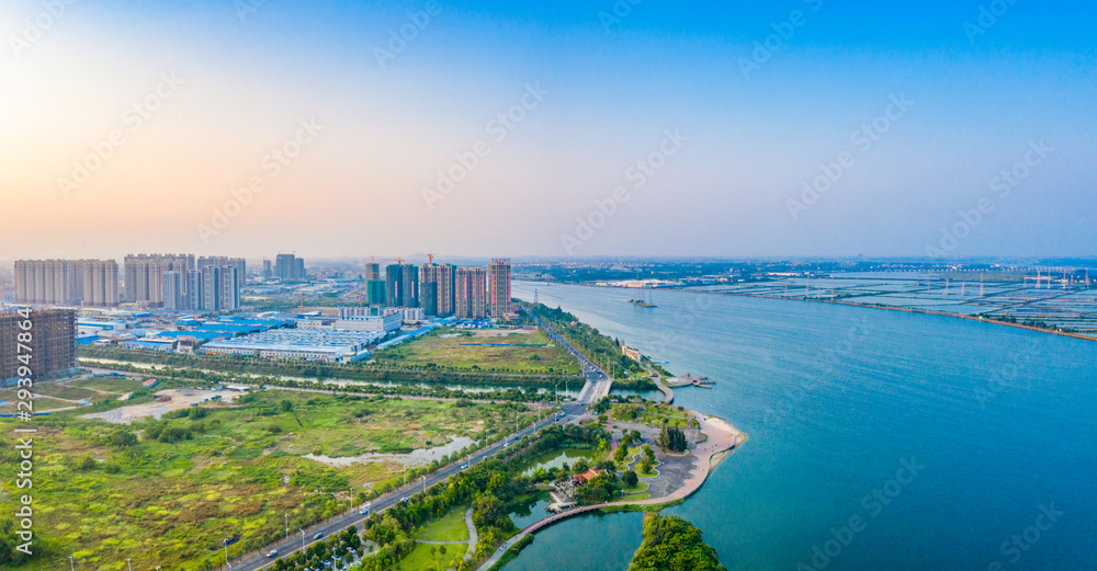 Beautiful scenery in Zhanjiang Bay, Guangdong Province