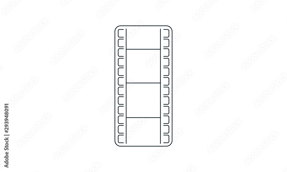 Film icon vector concept illustration for design.