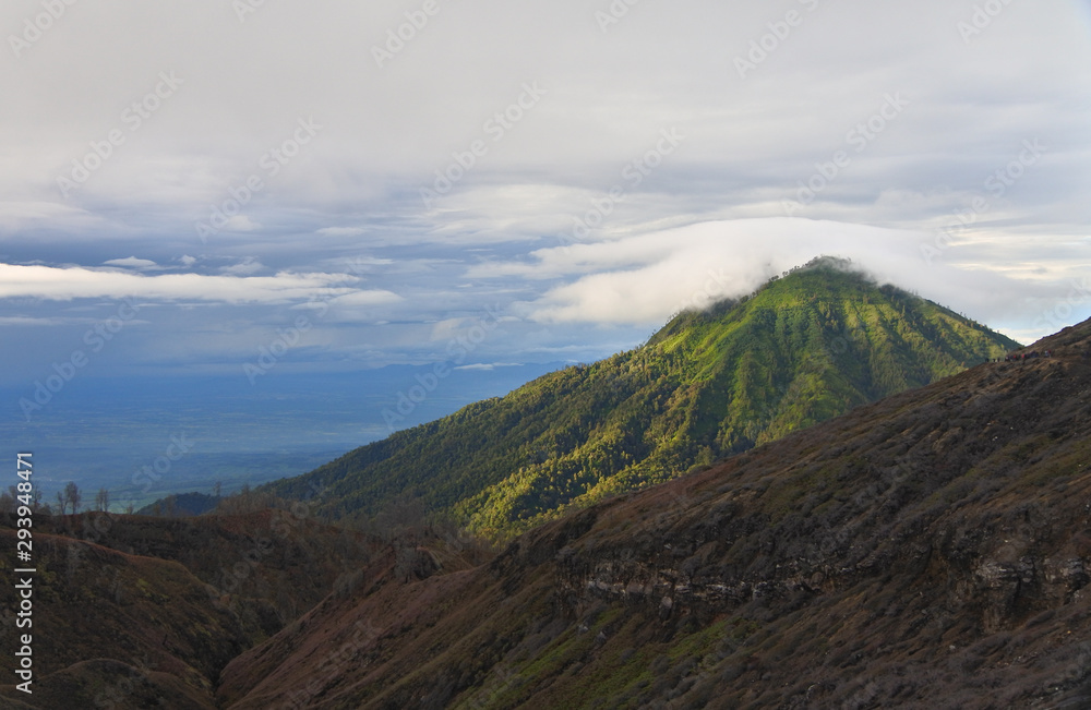 The View Of Ijen Mountain Banyuwangi Indonesia