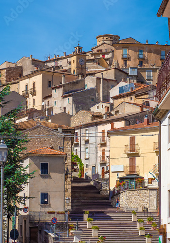 Villalago (Abruzzo, Italy) - A charming little medieval village in the province of L'Aquila, situated in the gorges of Sagittarius, between Lake Scanno and Lago San Domenico, with bridge of sanctuary