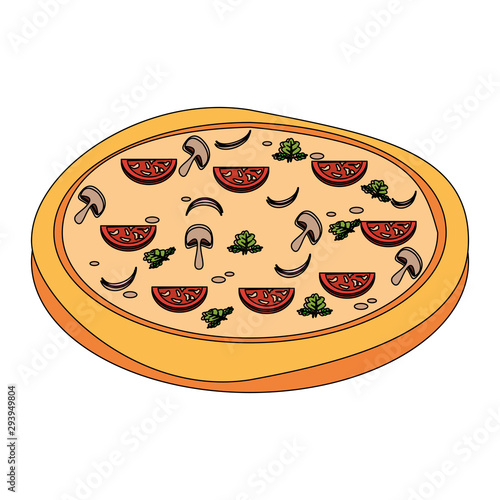 delicious italian pizza design