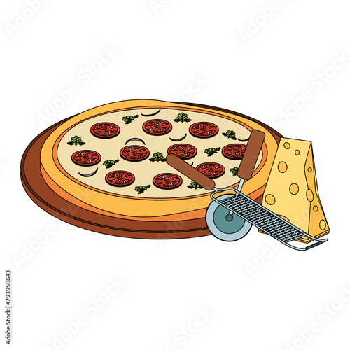 Italian pizza design