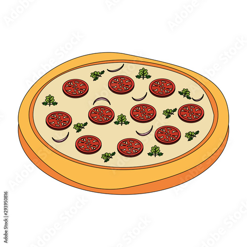 delicious italian pizza design