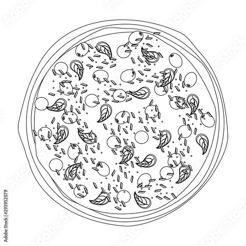 delicious italian pizza design