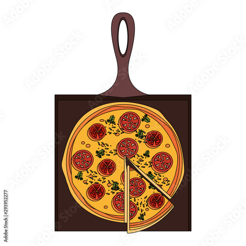 Italian pizza design