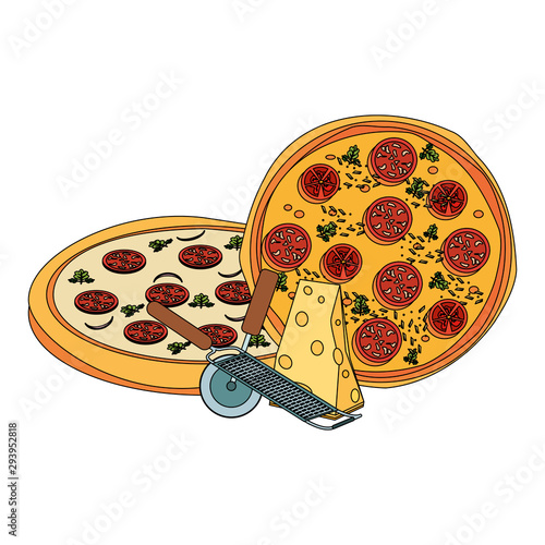 italian pizzas design