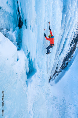 Extreme ice climbing