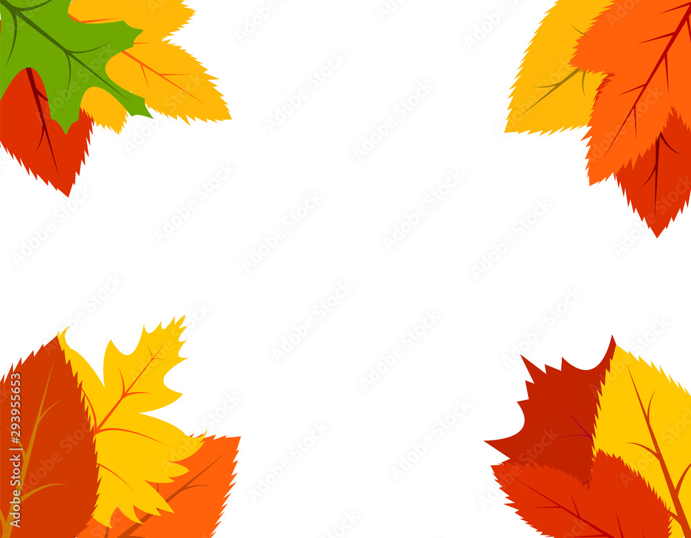 multicolor, autumn, background, leaves expand icon on white background multicolor, autumn, background, leaves expand icon on white background
