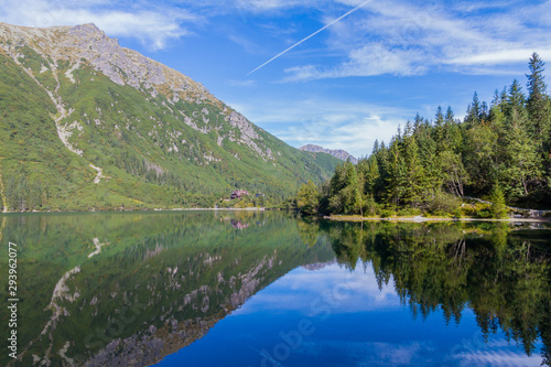 Morskie Oko  magic lake in the Tatra mountains