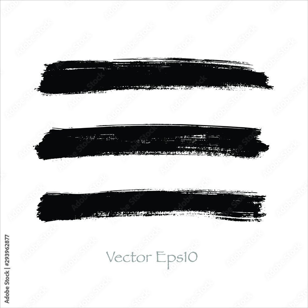 brush stroke set of grunge banners.Vector paint background. brush stroke set of grunge banners.Vector paint background.
